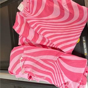 Nike Mind over matter Pink Swirl Patterned Sweat Set